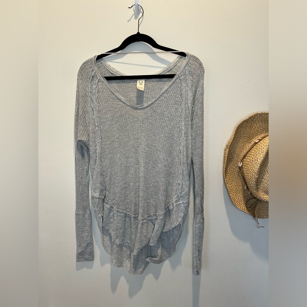 We The Free CATALINA HEATHER GRAY THERMAL Size XS
